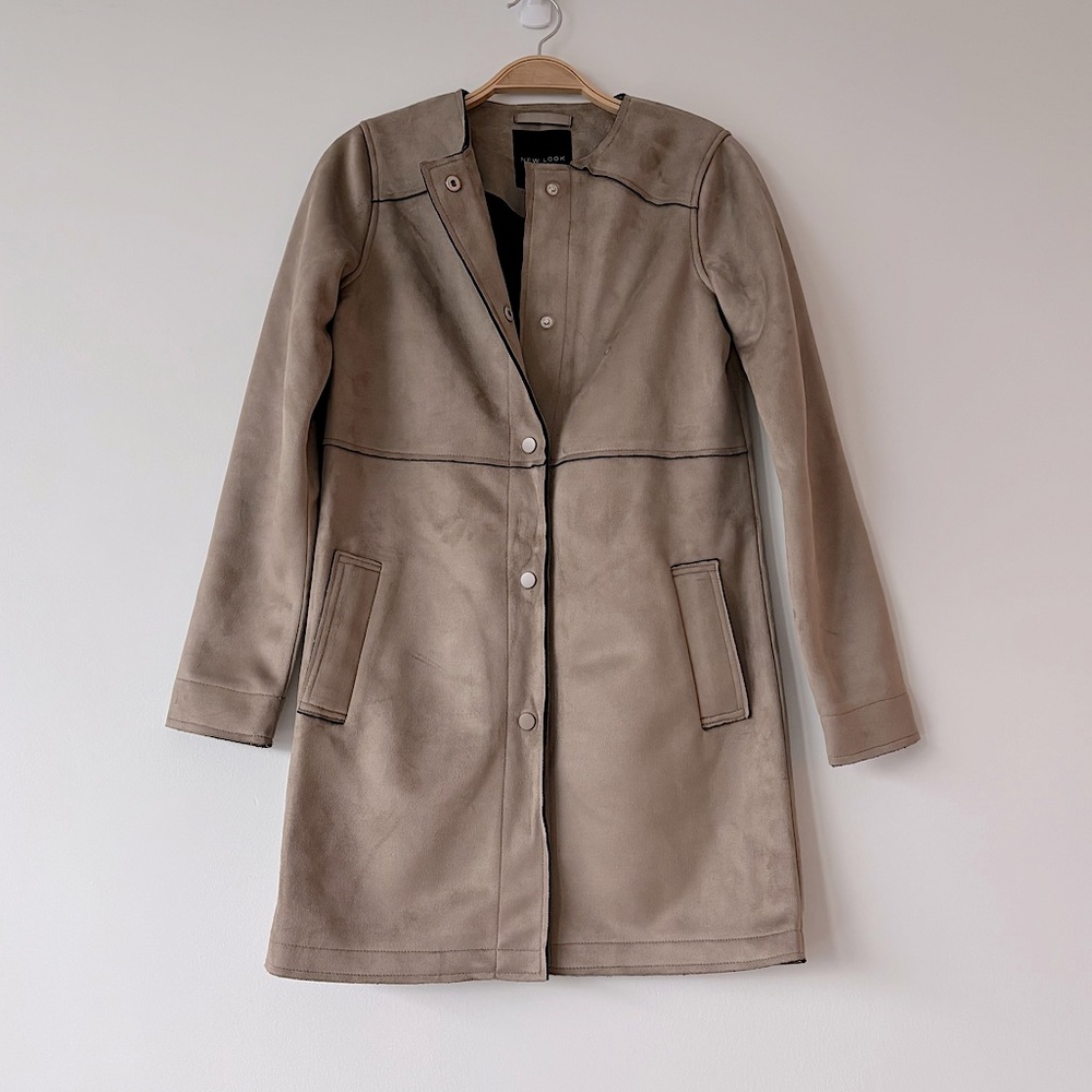 SOLD❣️ ASOS New Look Micro Suede Jacket - Picture 4 of 8